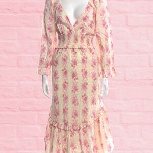 LOVESHACKFANCY firefly dress in pink